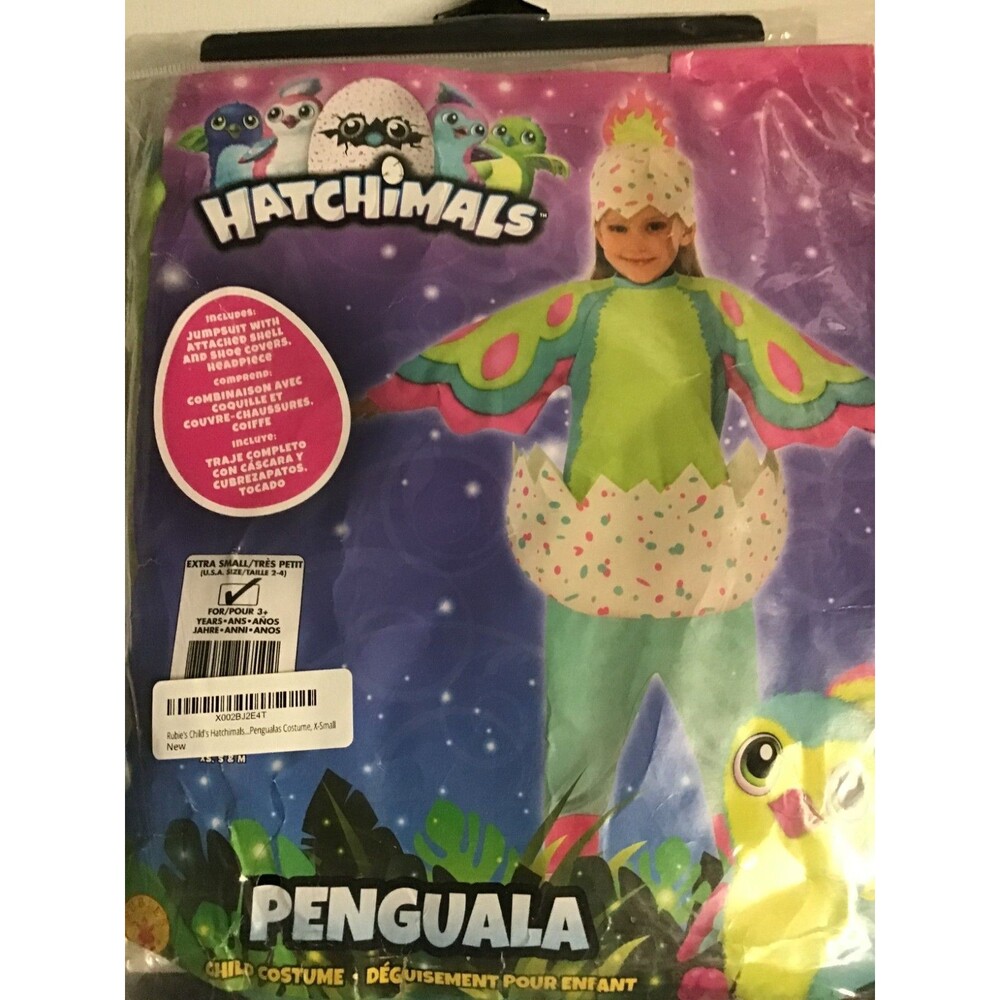 Hatchimals PENGUALA Costume CHILD X-SMALL (2-4) Rubies Halloween NIP